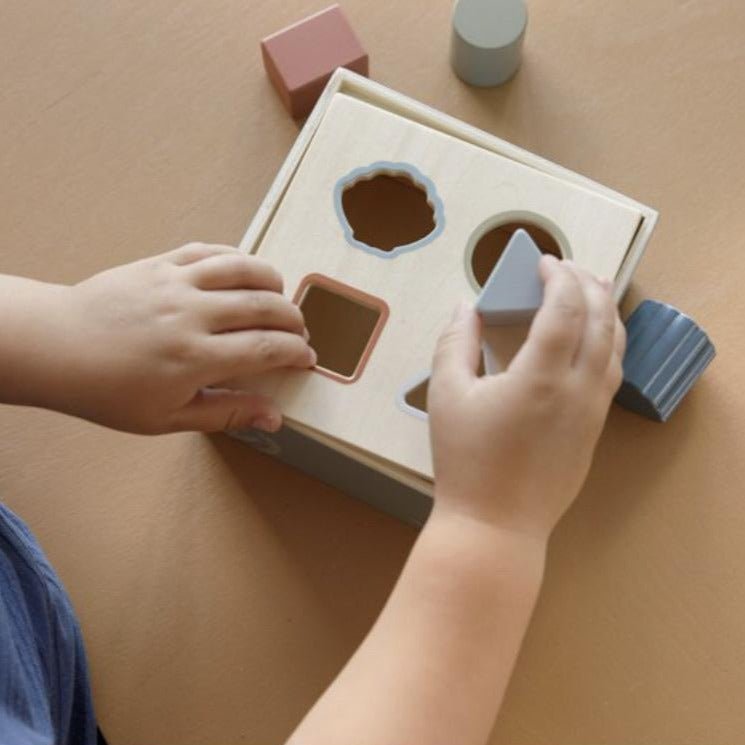Caja con formas encajables - Casa de Fieras
