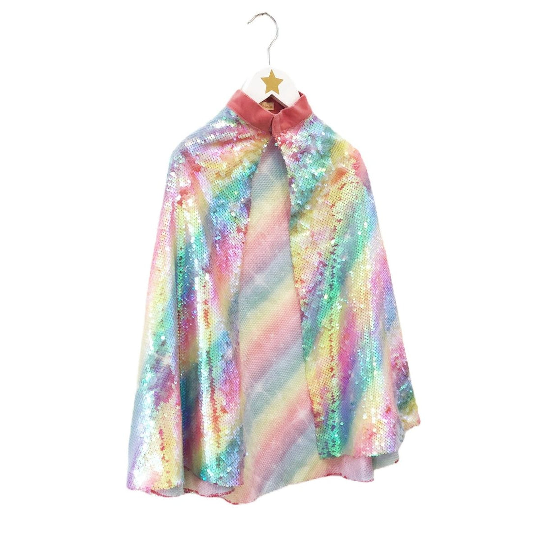 Capa (corta) de lentejuelas - Arcoíris - Casa de Fieras