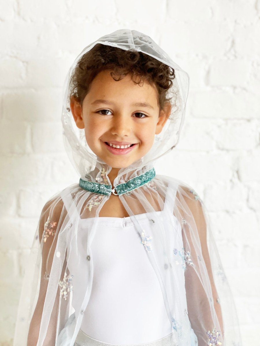 Capa (larga) de tul iridescente - Princesa de Hielo - Casa de Fieras