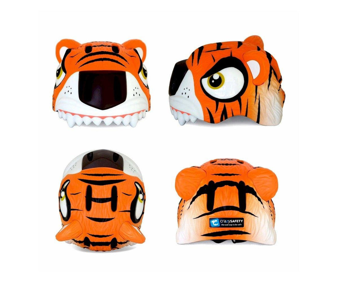 Casco - Tiger Naranja - Casa de Fieras