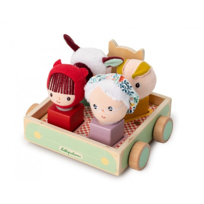 Coche arrastre y Clasificador de formas - Louis - Casa de Fieras