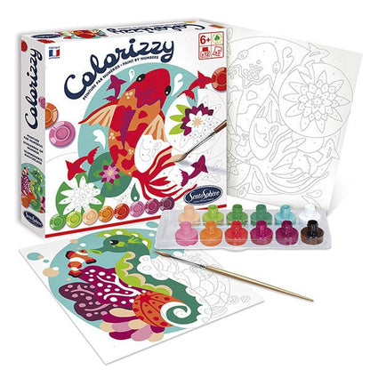 Colorear por números - Peces - Casa de Fieras