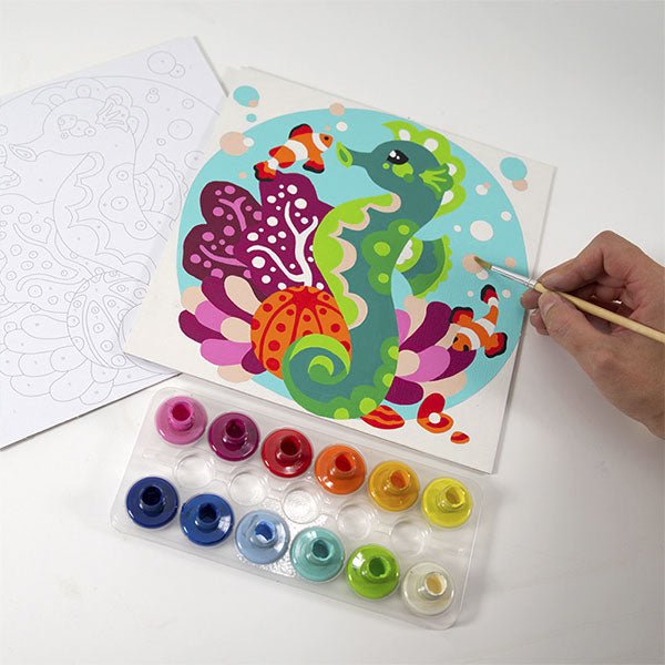 Colorear por números - Peces - Casa de Fieras