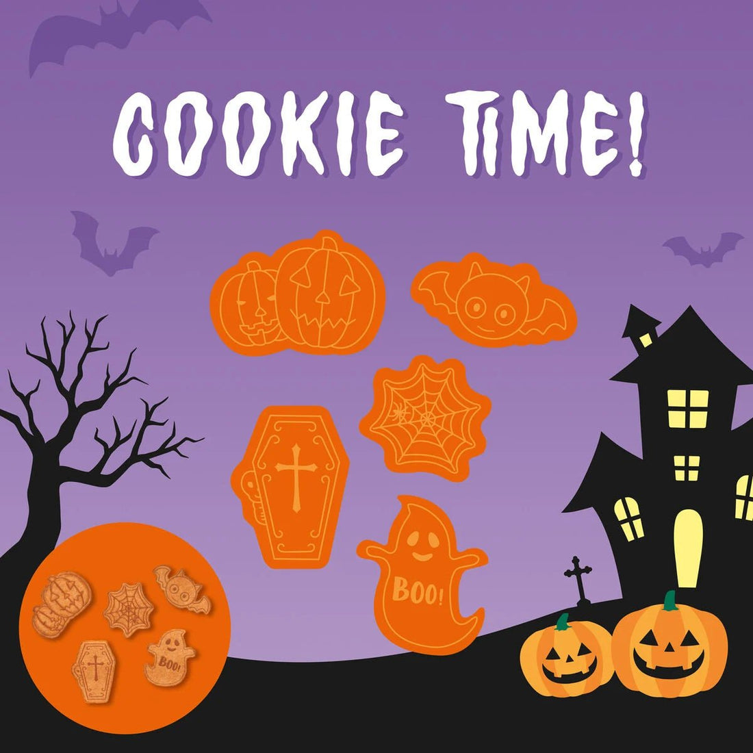 Cortadores Galletas - Hallowen - Casa de Fieras