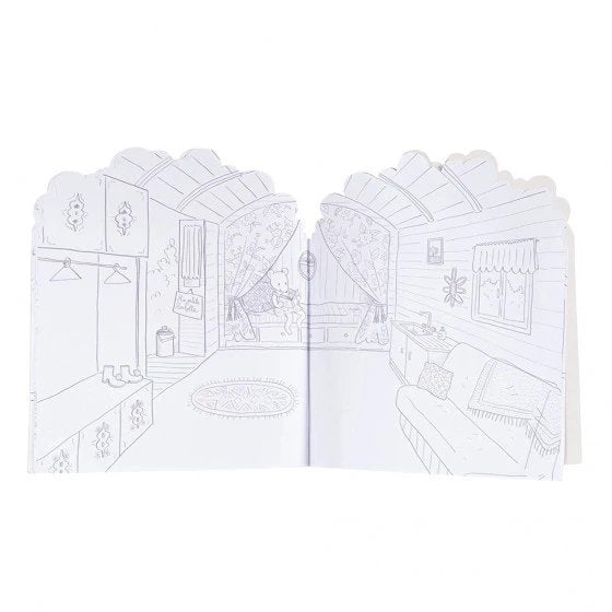 Cuaderno (hojas blancas + pegatinas) - La gran familia - Casa de Fieras