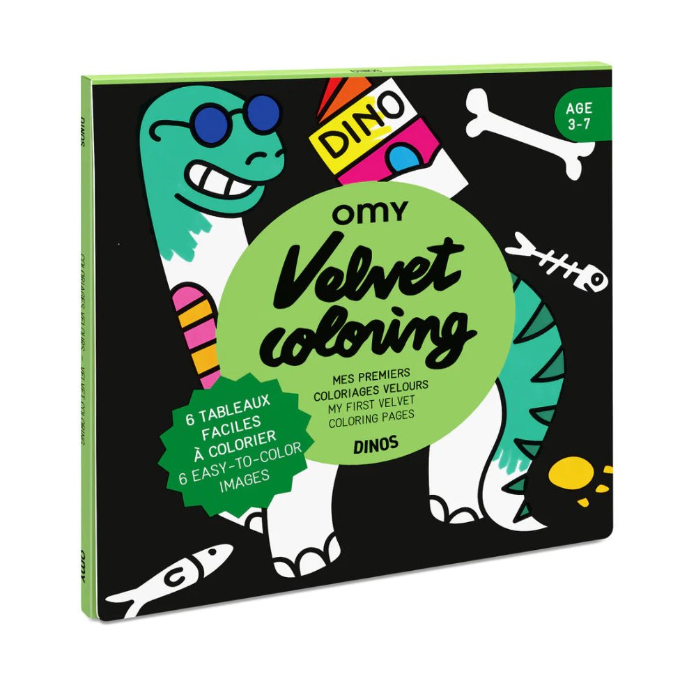 Cuadros de terciopelo para colorear - Dinos - Casa de Fieras