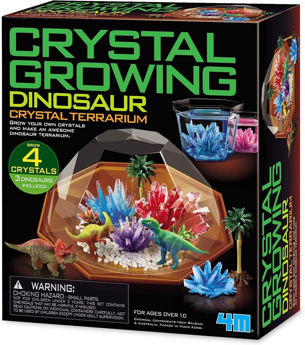 Experimentos - Crece Cristales de Dinosaurios - Casa de Fieras