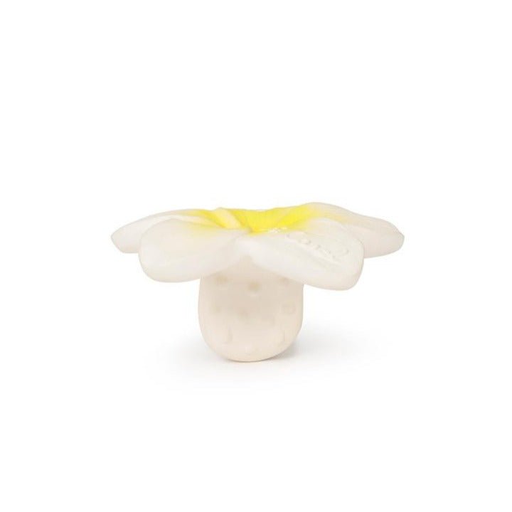 Flor de Hawai blanco - Mini mordedor - Casa de Fieras