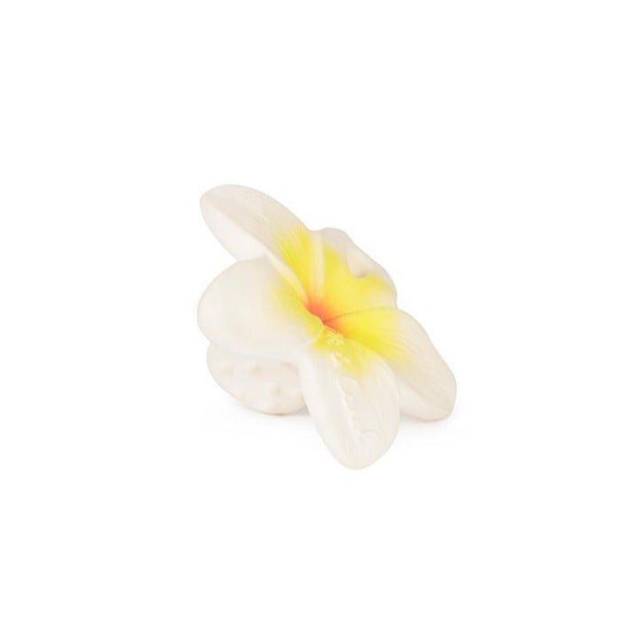 Flor de Hawai blanco - Mini mordedor - Casa de Fieras