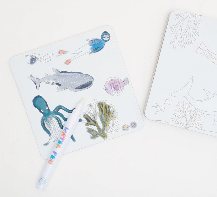 Hojas mágicas - Mar - Casa de Fieras