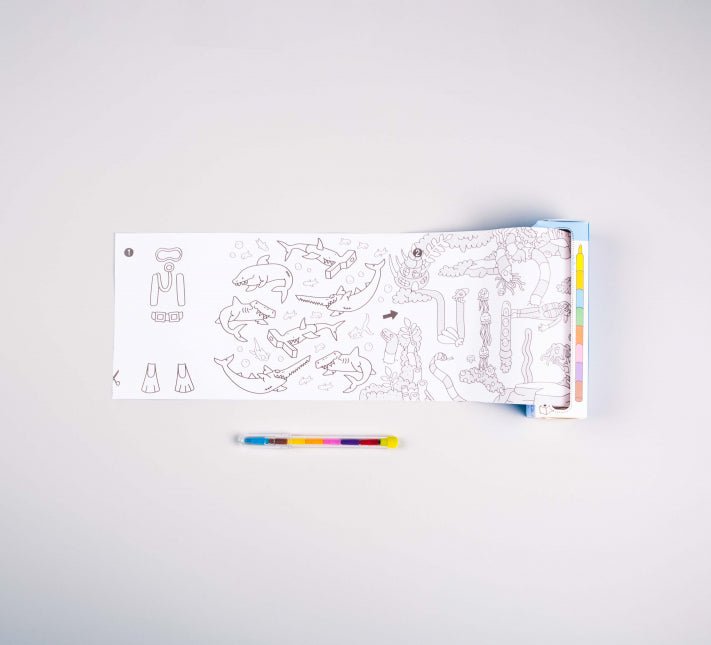 Kit de bolsillo para pintar - Océano - Casa de Fieras