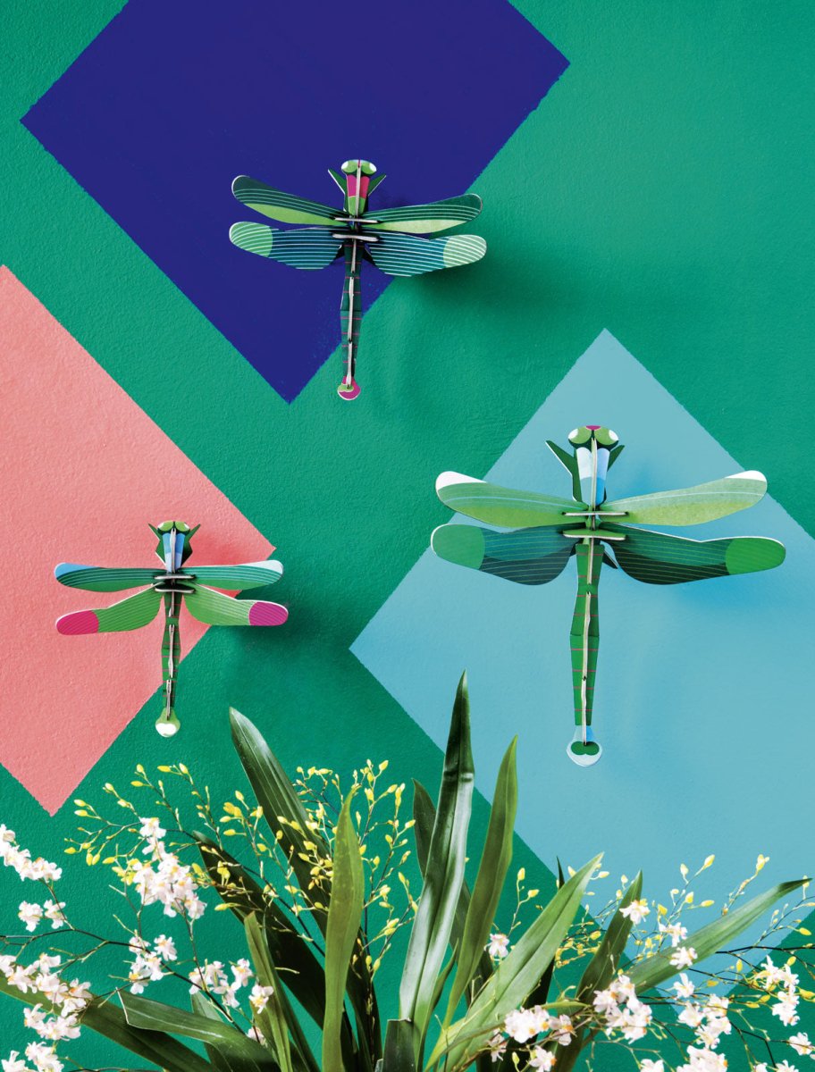 Libélula verde (Set de 3) - Casa de Fieras