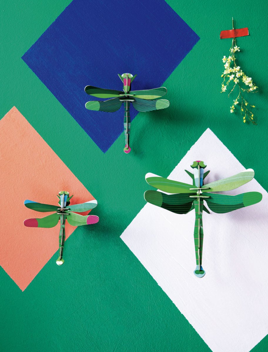 Libélula verde (Set de 3) - Casa de Fieras