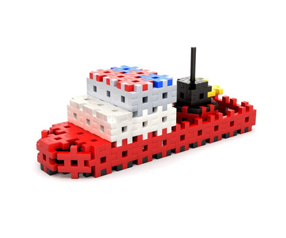 Meli - Basic (4 en 1) - 160 piezas - Estación de bomberos - Casa de Fieras