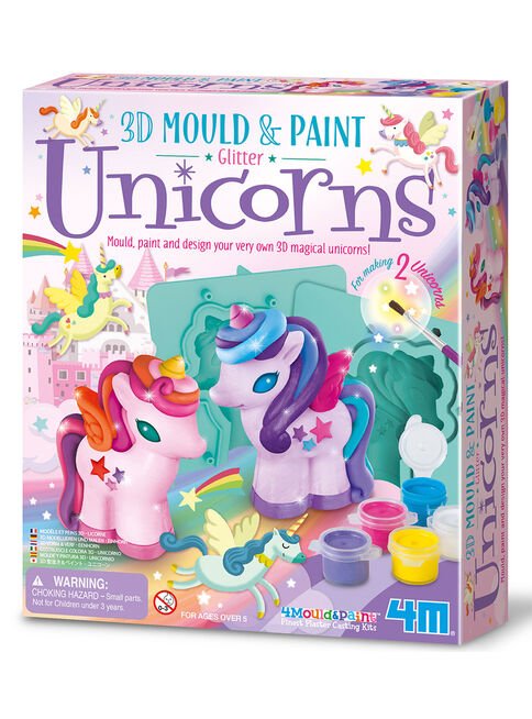 Moldea y pinta - Figuras 3D - Unicornios - Casa de Fieras