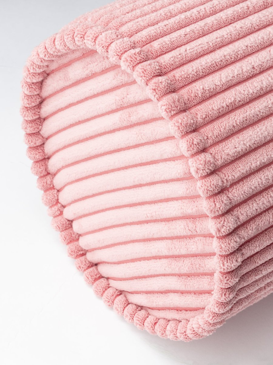 Pink Mousse Roll Cushion - Casa de Fieras