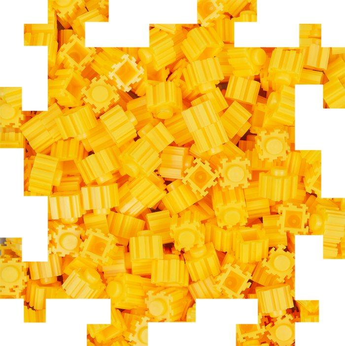 Pix Brix - Caja 500 piezas - Amarillo - Casa de Fieras