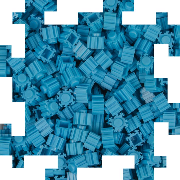 Pix Brix - Caja 500 piezas - Azul - Casa de Fieras