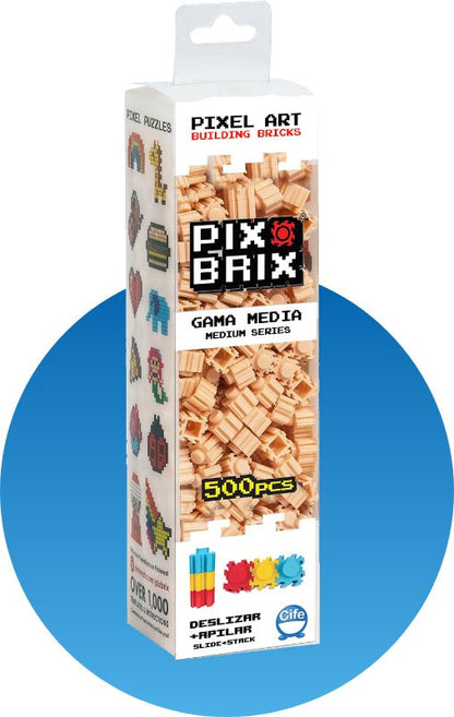 Pix Brix - Caja 500 piezas - Beige - Casa de Fieras