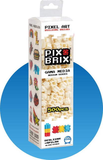 Pix Brix - Caja 500 piezas - Blanco - Casa de Fieras