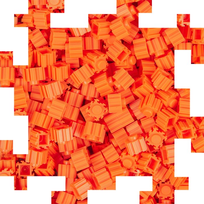 Pix Brix - Caja 500 piezas - Naranja - Casa de Fieras