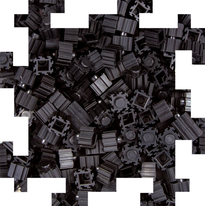 Pix Brix - Caja 500 piezas - Negro - Casa de Fieras