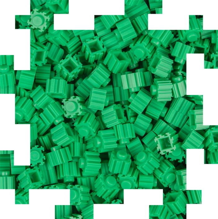 Pix Brix - Caja 500 piezas - Verde - Casa de Fieras