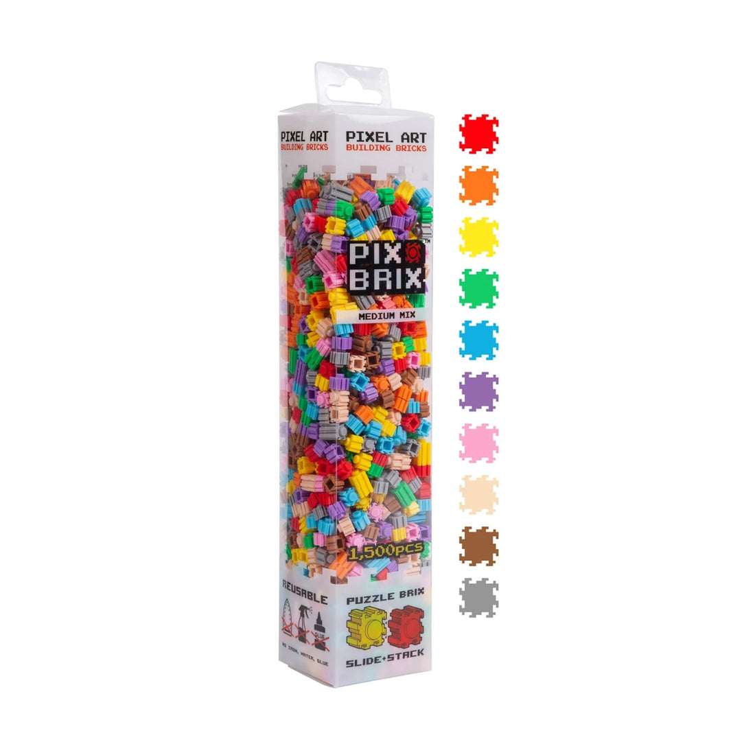 Pix Brix - Pack multicolor - 1500 piezas - Casa de Fieras