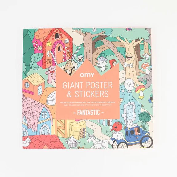 Poster gigante + pegatinas - Fantástico - Casa de Fieras