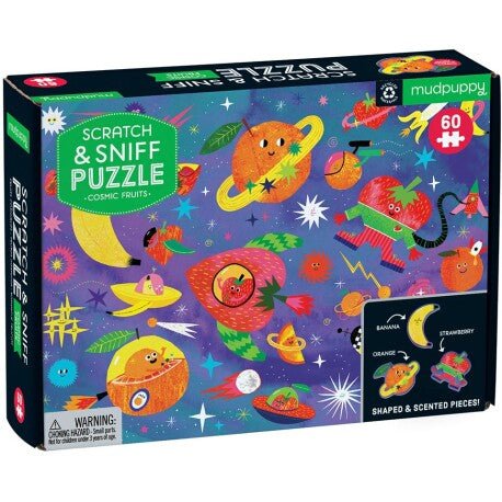 Puzzle con olor - Frutas (60 piezas) - Casa de Fieras
