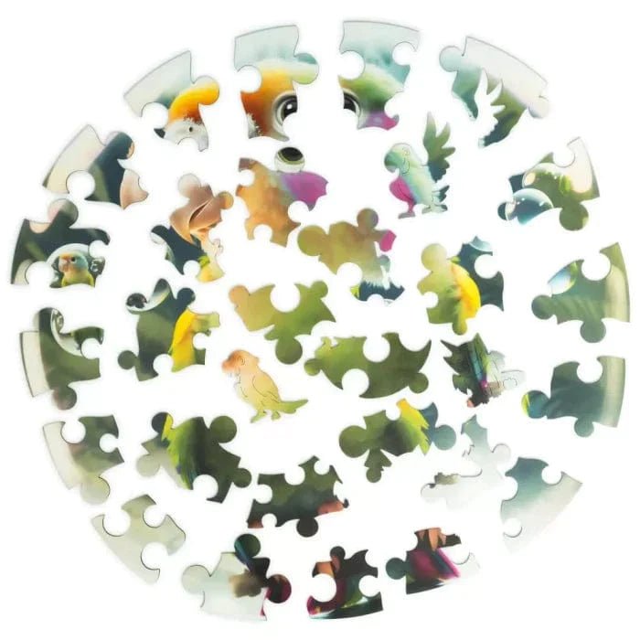 Puzzle de madera - Loro (30 piezas) - Casa de Fieras