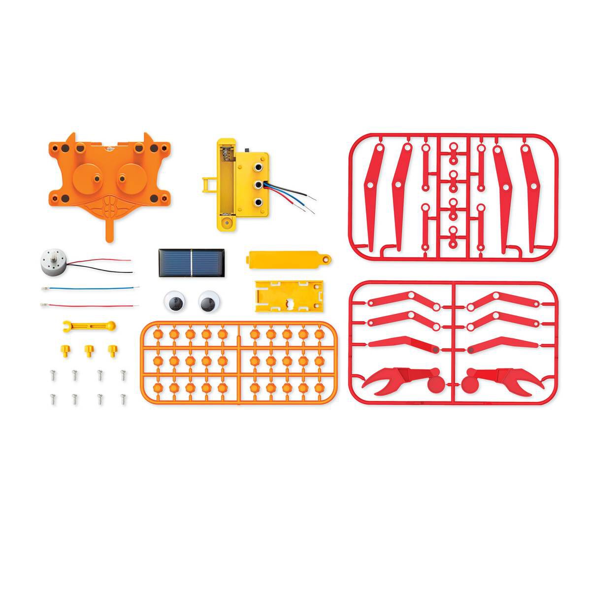 Robótica - Construye tu Robot Cangrejo (Híbrido solar y batería) - Casa de Fieras