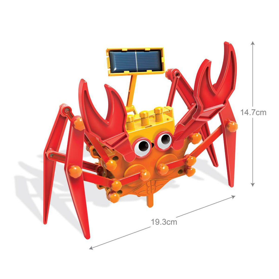 Robótica - Construye tu Robot Cangrejo (Híbrido solar y batería) - Casa de Fieras