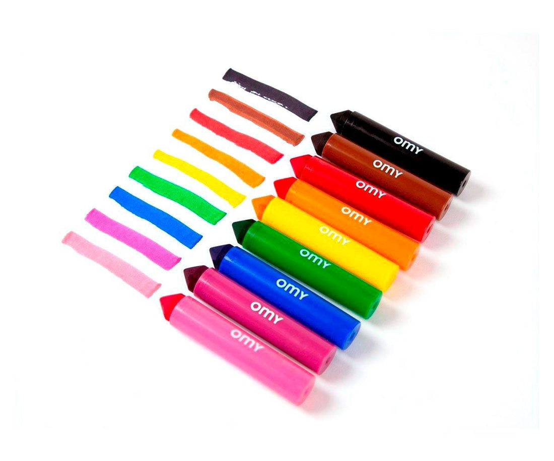 Rotuladores jumbo - 9 colores - Casa de Fieras